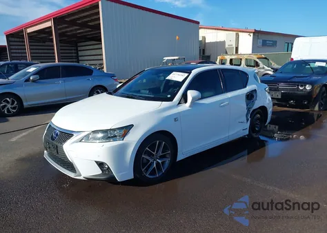 2014 Lexus Ct 200H из США, поврежденный, VIN JTHKD5BH0E2182578